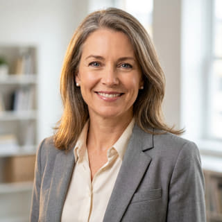 Sarah Coleman의 프로필 사진으로, 통흥진에서 CFO 직책을 맡고 있는 것으로 소개되어 있음